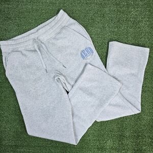 Aeropostale Sport Womens Size Medium Grey Open Leg Loose Fit Joggers Brand NEW